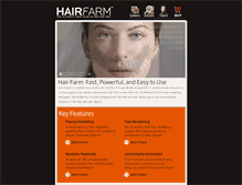 Tablet Screenshot of hair-farm.com